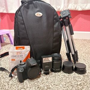Canon eos d2000 Camera Kit with Accessories